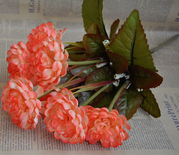 hoa cúc hà lan màu cao, hoa vải cao cấp